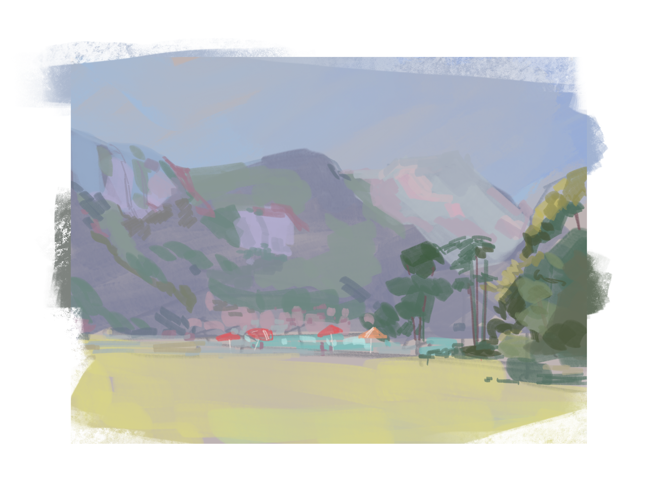 Mountain village
